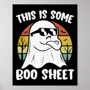 Det här är en Boo Lakan Halloween Ghost Roligt Gif Poster