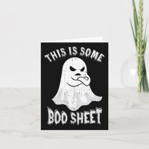 Det här är en Boo Lakan Halloween Ghost Roligt Man Kort