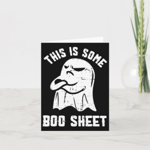 Det här är en Boo Lakan Halloween Ghost Roligt Man Kort