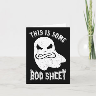 Det här är en Boo Lakan Halloween Ghost Roligt Man Kort