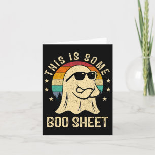 Det här är en Boo Lakan Halloween Ghost Roligt Man Kort