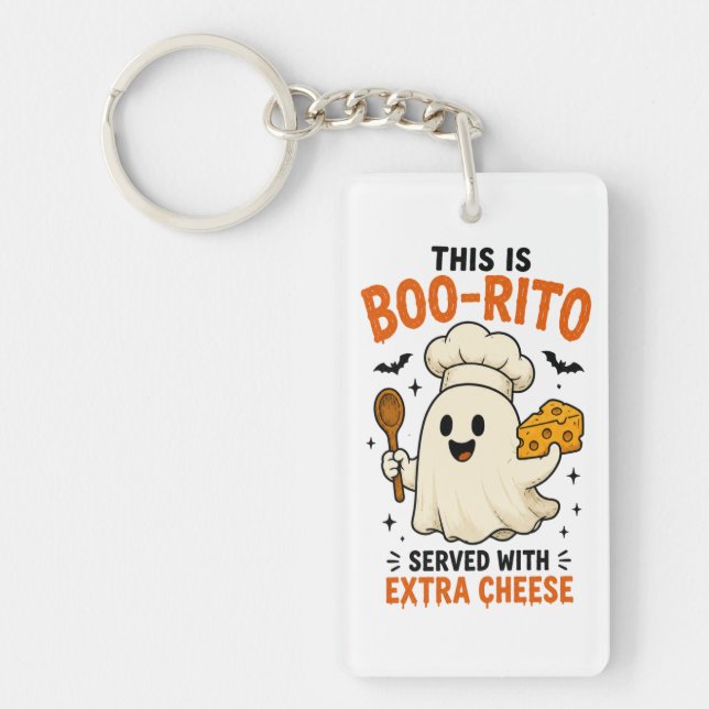 “Det här är en Boo-Rito serverad med extra ost” De (Framsidan)