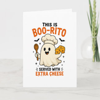 “Det här är en Boo-Rito serverad med extra ost” De Kort