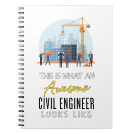 Det här är en Fantastisk Civil Ingenjör Loos som Anteckningsbok