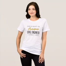 Det här är en Fantastisk Civil Ingenjör Loos som T Shirt