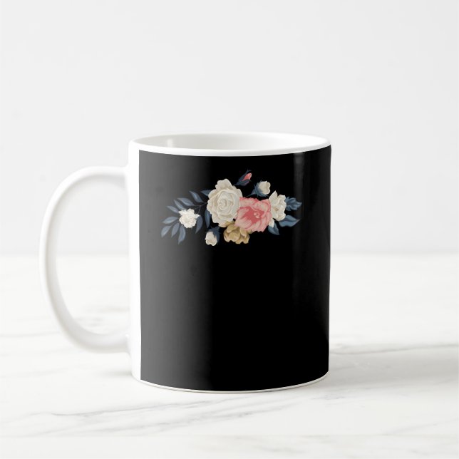 Det här är en gammal Tuff som ser ut som blommor Kaffemugg (Vänster)