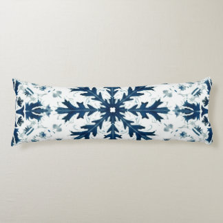 Det här är en kroppskudda. Den har en snö-kristall Kroppskudde