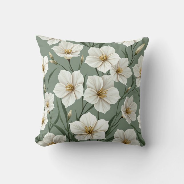 Det här är en kudde vid silver. (Framsida)