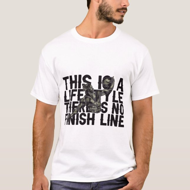 Det här är en livsstil Det finns ingen Avslutat li T Shirt (Framsida)