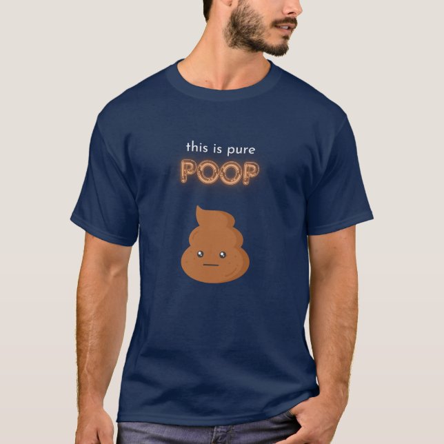 Det här är en ren poop t shirt (Framsida)