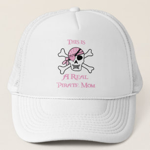 Det här är en riktig Pirat Mamma - Rosa Skull Keps