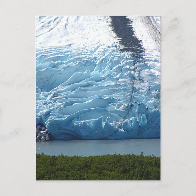 Det här är en vacker glaciär Alaska Vykort (Framsida)
