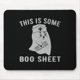 Det här är ett boo lakan boo-spöket Funny Hallowee Musmatta