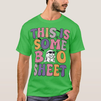 Det här är ett boo lakan halloween-spöke t shirt