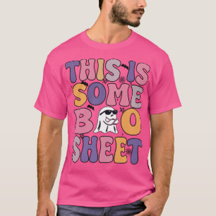 Det här är ett boo lakan halloween-spöke t shirt