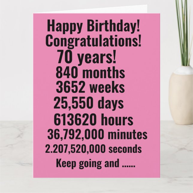 Det här är ett fantastiskt inspirerande födelsedag kort (Framsida)