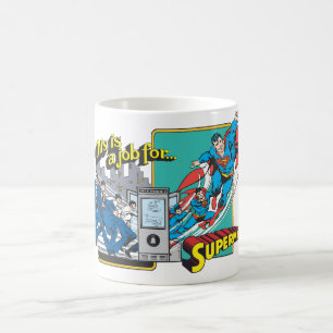 Det här är ett jobb för � Superman 2 Kaffemugg