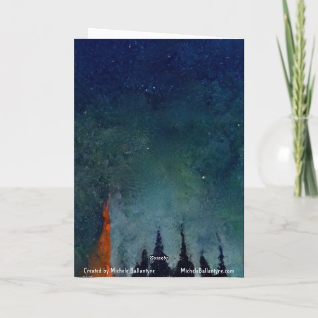 Det här är ett julkort för en ung pojke. kort (Baksida)