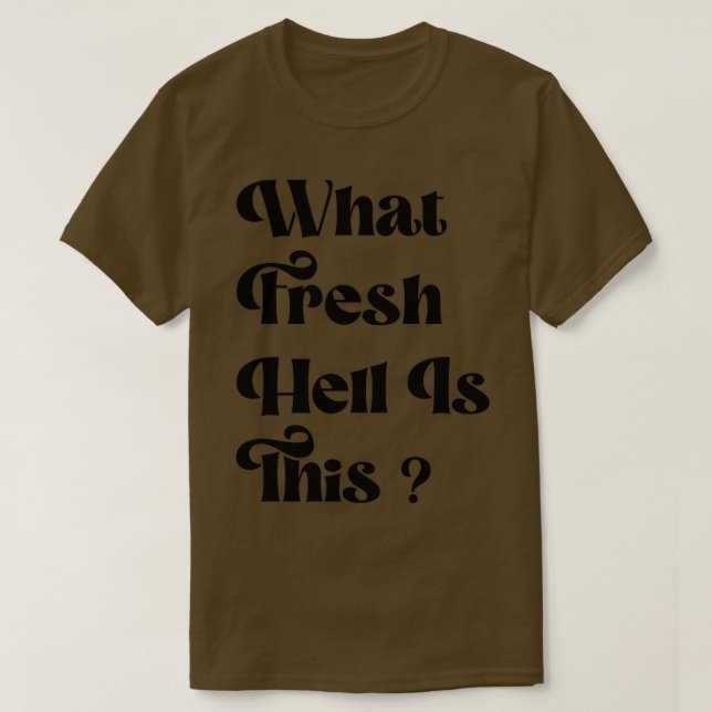 Det här är ett nytt helvete. t shirt (Design framsida)