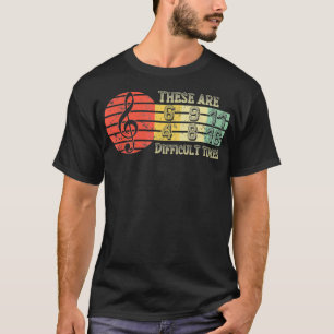 Det här är ett svårt tids TShirt Music Tee