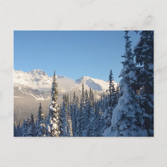 Det här är ett vackert bild i Whistler Canada Vykort (Framsida)