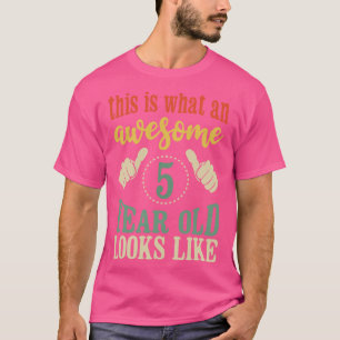Det här är Fantastisk 5-åriga födelsedagspresent 5 T Shirt