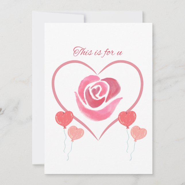 Det här är för vår vackra inbjudan (Framsida)