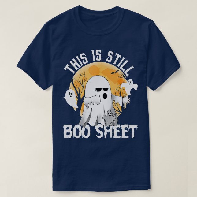 Det här är fortfarande Boo Lakan Boo Ghost Hallowe T Shirt (Design framsida)