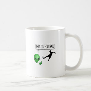 Det här är fotbollen kaffemugg