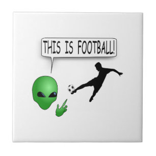 Det här är fotbollen kakelplatta