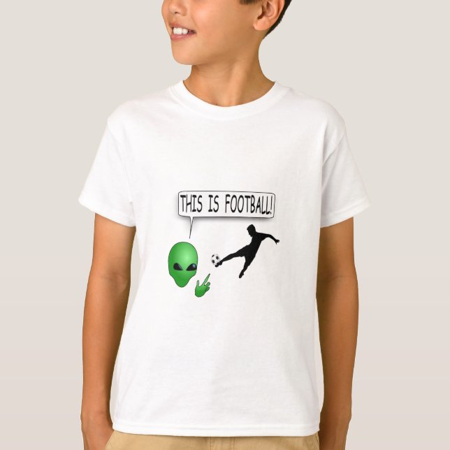 Det här är fotbollen tee (Framsida)