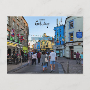 Det här är Galway-Irland Vykort
