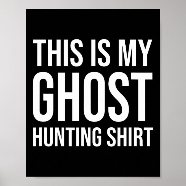 Det här är Ghost Hunting Poster (Framsidan)