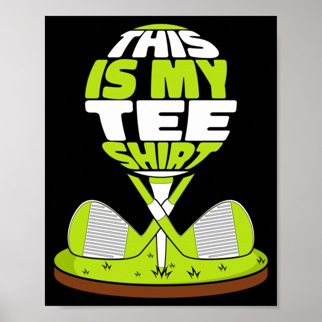 Det här är golfkläder golfare golfande legend golf poster (Framsidan)