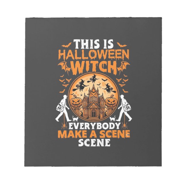 Det här är Halloween Anteckningsblock (Framsida)