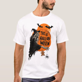 Det här är Halloween Scary Witch Retro Spooky Part T Shirt