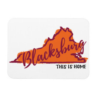 Det här är Home Blacksburg Virginia Hokie magnet