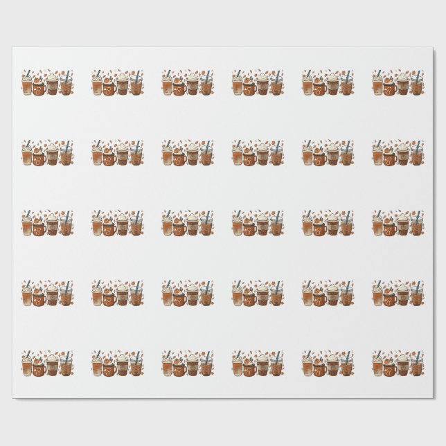 Det här är hösten om hösten för den sena säsongsva presentpapper (Platt)