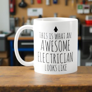 Det här är hur en Fantastisk Electrician ser ut Kaffemugg