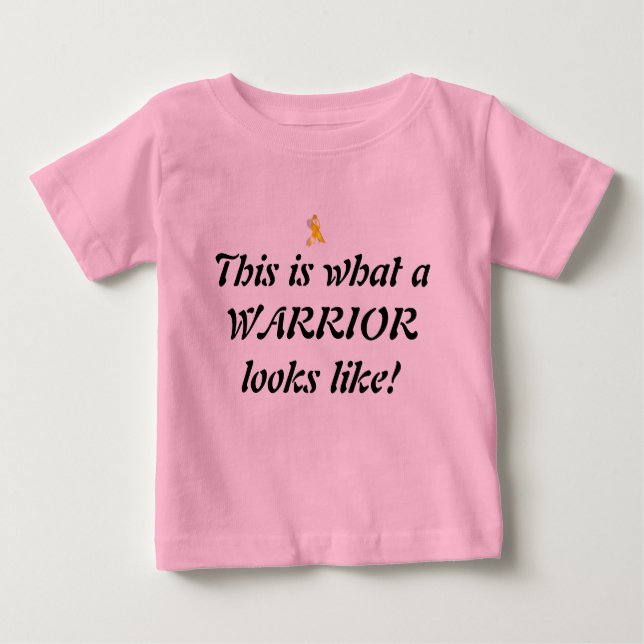 Det här är hur en WARRIOR ser ut! (I rosa) Tee (Framsida)