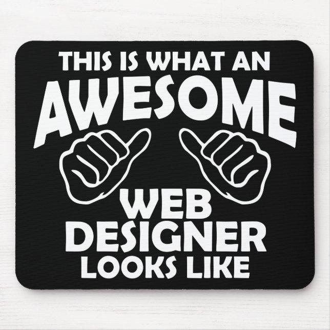 Det här är hur en webben-designer i fantastisk ser musmatta (Framsidan)