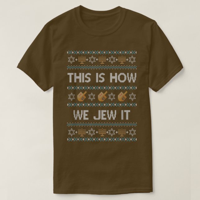 Det här är hur vi gör det. t shirt (Design framsida)