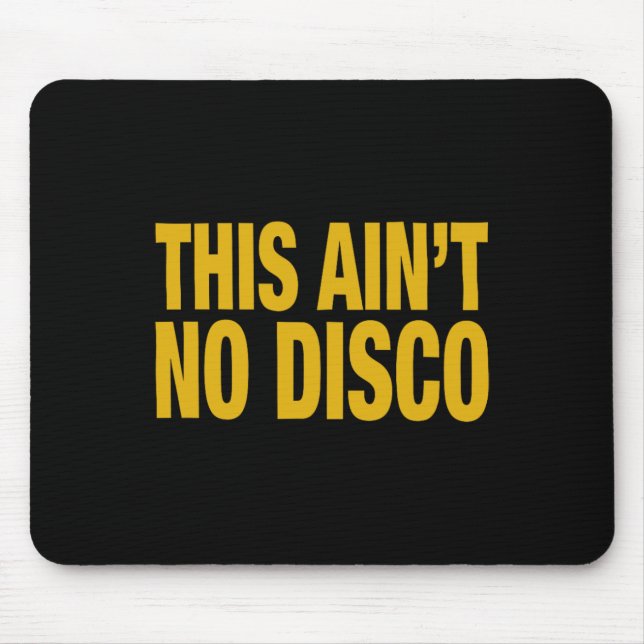 Det här är ingen disco musmatta (Framsidan)