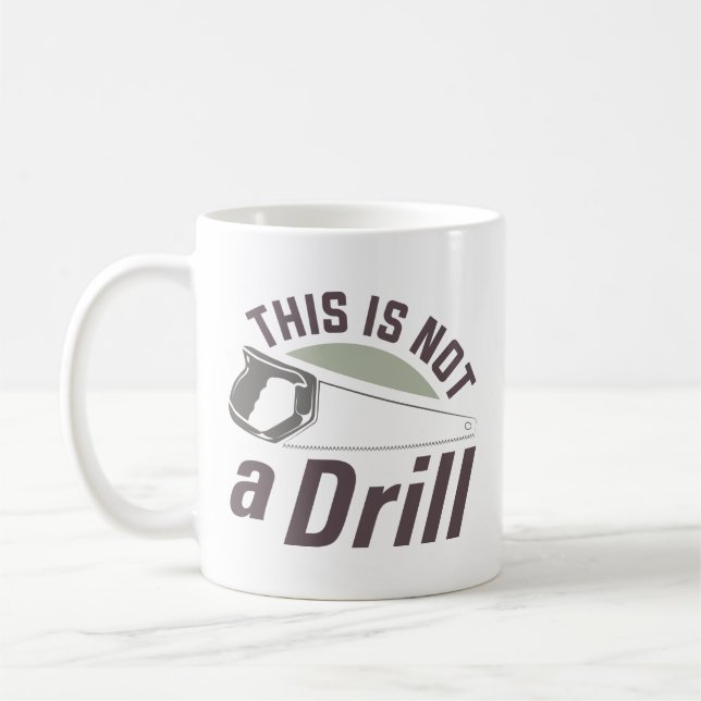 Det här är ingen övning kaffemugg (Vänster)