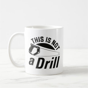 Det här är ingen övning kaffemugg