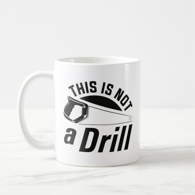 Det här är ingen övning kaffemugg (Vänster)