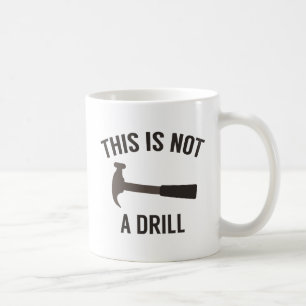 Det här är ingen övning kaffemugg