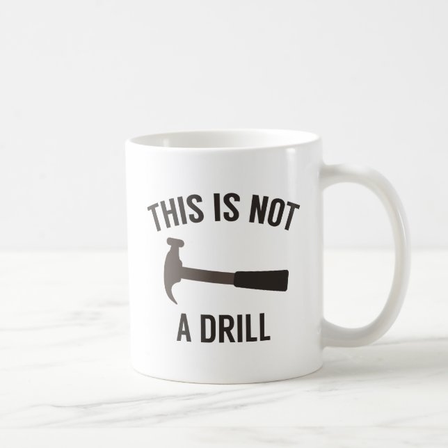 Det här är ingen övning kaffemugg (Höger)