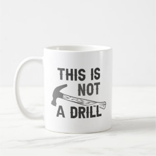 Det här är ingen övning kaffemugg