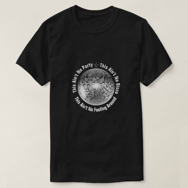 Det här är ingen Party (variant) - en Mister P Shi Tee Shirt (Design framsida)